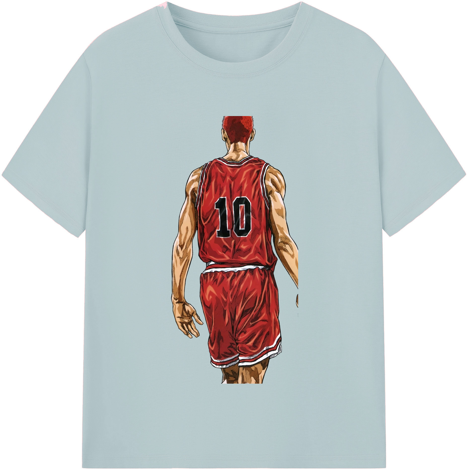 SLAM DUNK／スラムダンク 綿100％半袖Tシャツ（フロントプリント）